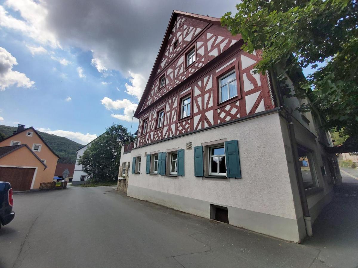 Schwarze Adler Hotel Streitberg Exterior foto
